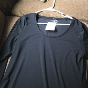 NWT Women’s LL Bean scoop neck long sleeve top